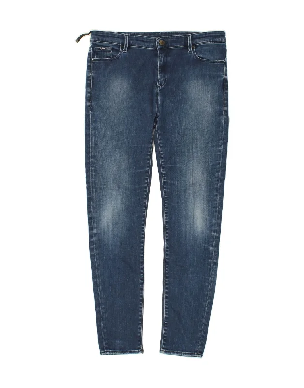GAS Womens Skinny Jeans W32 L28  Blue Cotton Cozy Relaxed Fit Jeans