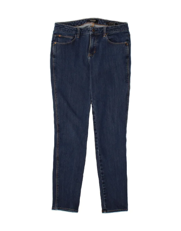 GUESS Womens Curve Mid Rise Skinny Jeans W30 L28 Blue Polyester Trendy Classic Fit Jeans