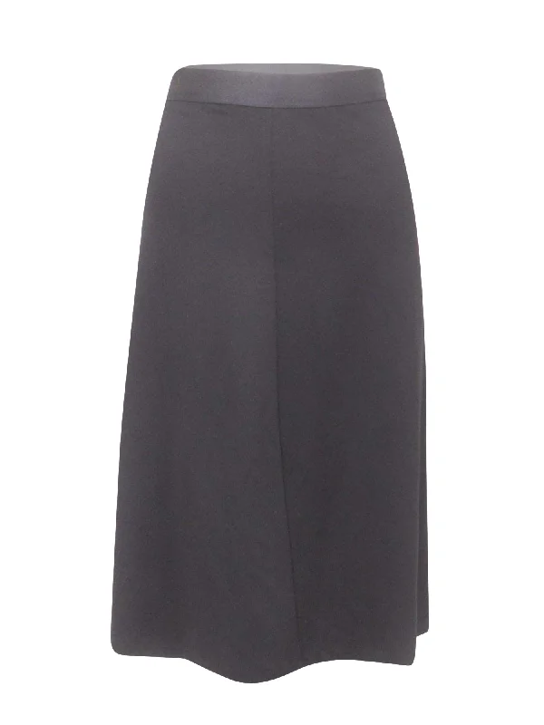 Harriet & Mary Basic Black Skirt wool skirt sturdy