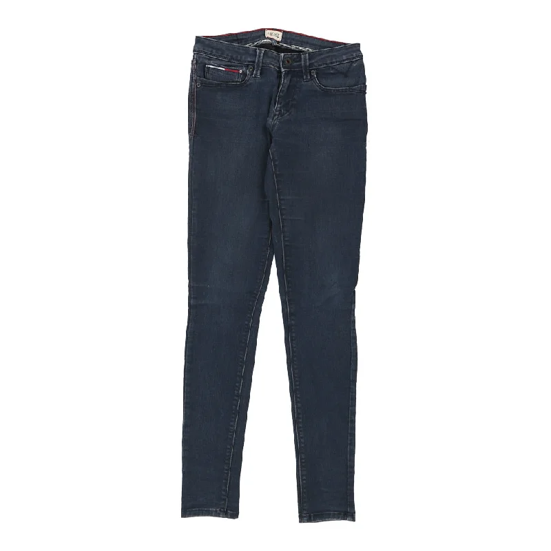 Hilfiger Denim Skinny Fit Jeans - 26W UK 4 Blue Cotton Casual High-Waisted Bootcut Jeans