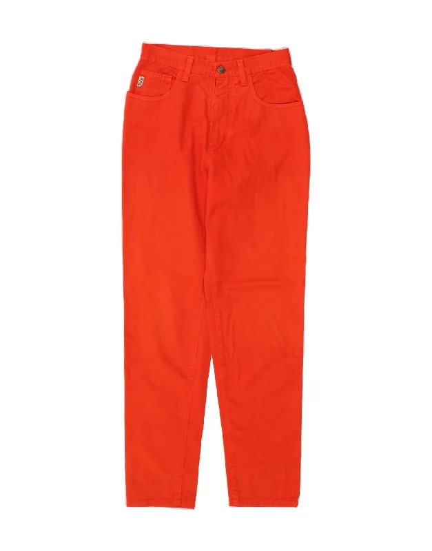 HOLIDAY Womens Tapered Jeans IT 42 Medium W28 L28 Red Cotton Trendy Colored Denim Jeans HOLIDAY Womens Tapered Jeans IT 42 Medium W28 L28 Red Cotton Trendy Colored Denim Jeans