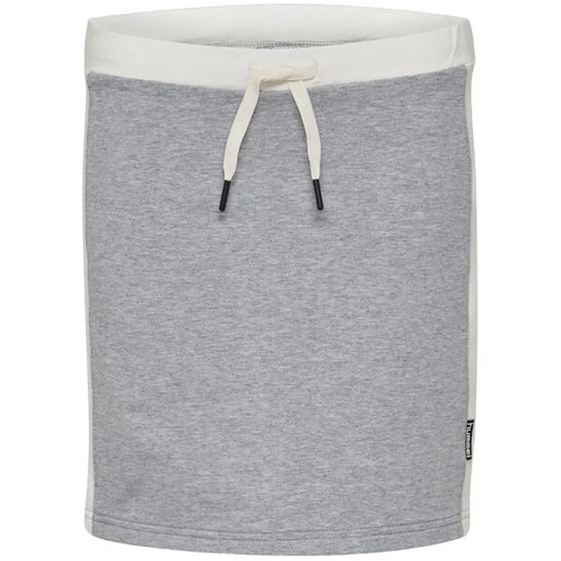 Hummel Tine Skirt Grey Melange corduroy skirt cozy