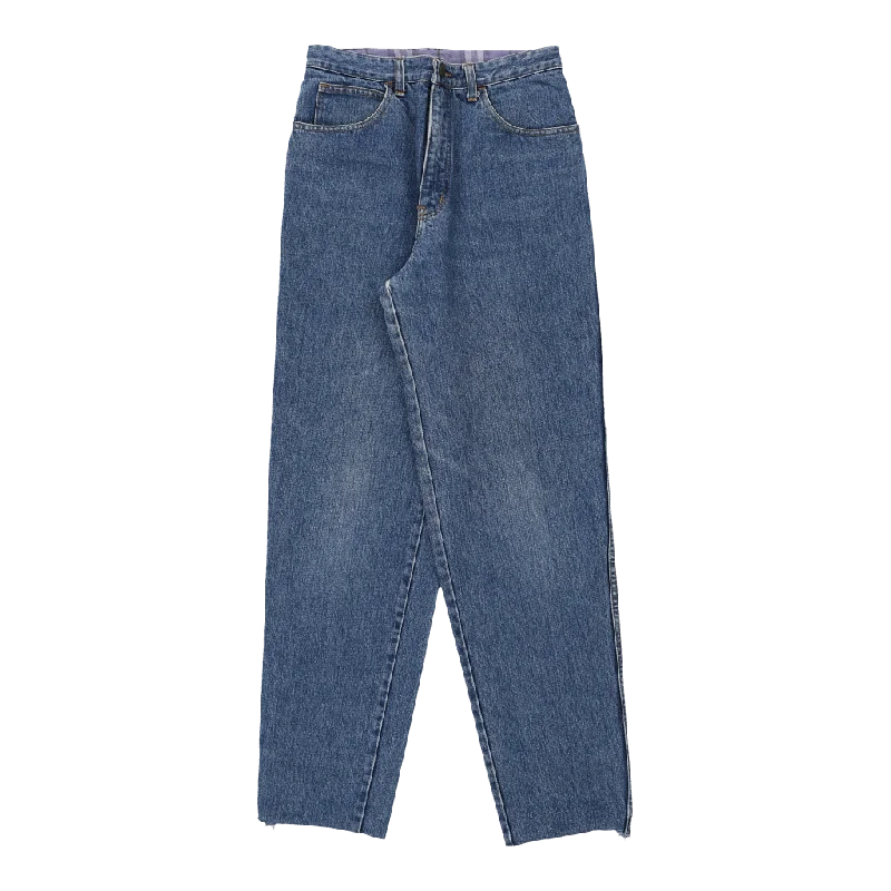 Insulated Giorgio Armani Jeans - 28W UK 8 Blue Cotton Chic Ripped Jeans