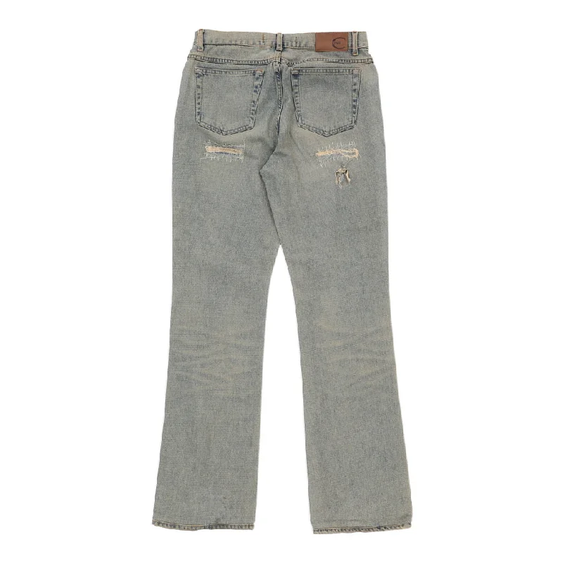 Just Cavalli Boot Cut Jeans - 31W UK 12 Blue Cotton Comfortable Stretch Denim Jeans