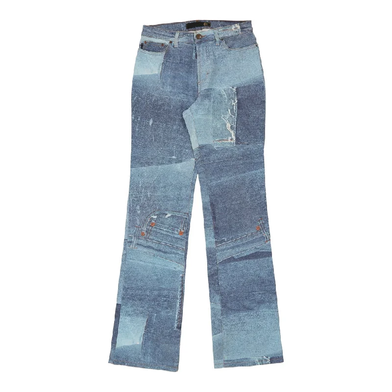 Just Cavalli Jeans - 28W UK 8 Light Wash Cotton Blend Stylish High-Waist Skinny Denim Just Cavalli Jeans - 28W UK 8 Light Wash Cotton Blend Stylish High-Waist Skinny Denim