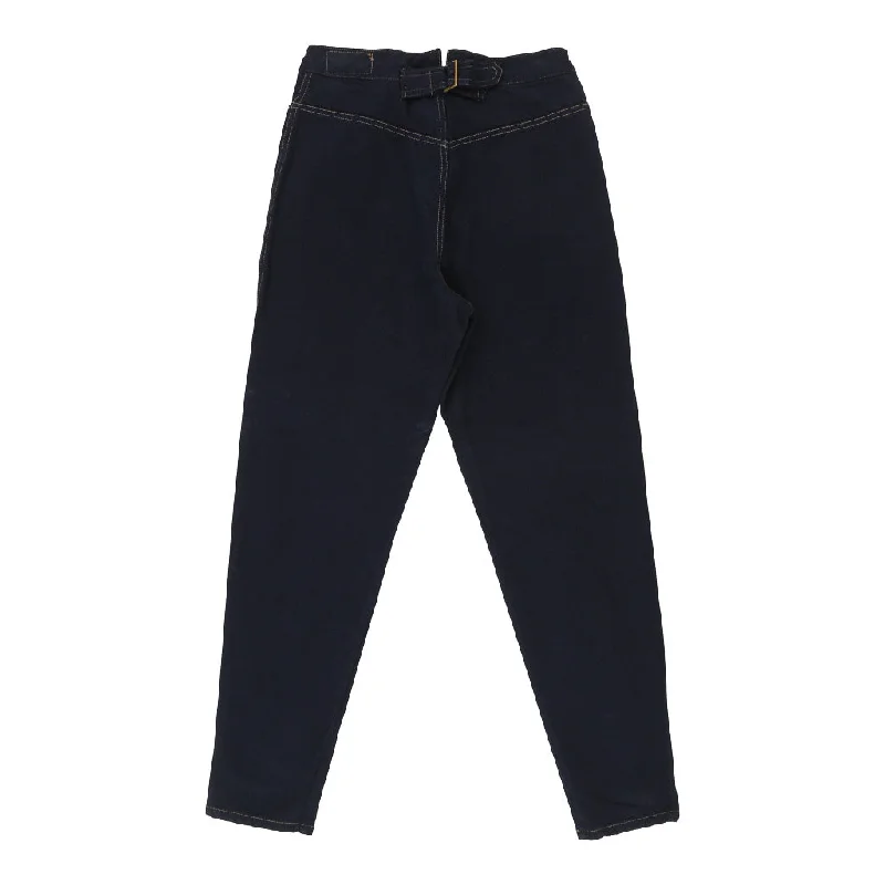 Kenzo Jeans - 26W UK 6 Dark Wash Cotton Comfortable Drawstring Waist Jeans