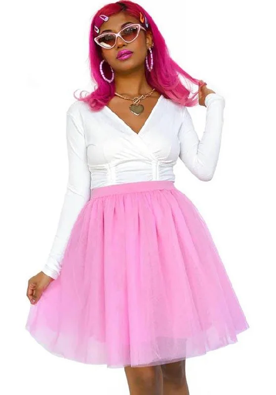 Laurel | TULLE SKIRT* zip skirt side