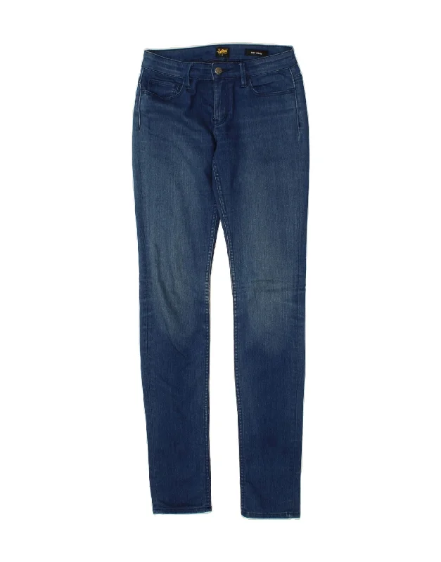 LEE Womens Super Skinny Jeans US 8 Medium W27 L34 Blue Cotton Cozy Relaxed Fit Denim Jeans