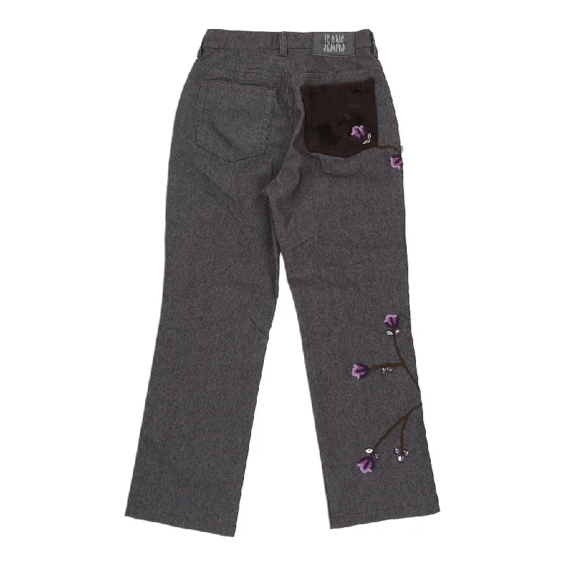 Les Copains Jeans - 26W UK 6 Black Cotton Classic Blue Denim Jeans