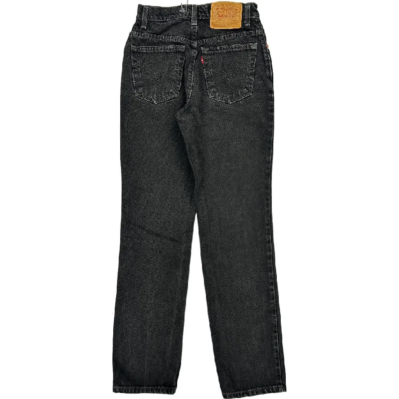 Levis 512 Jeans - 24W 30L - Black Cotton Trendy Plus Size Jeans