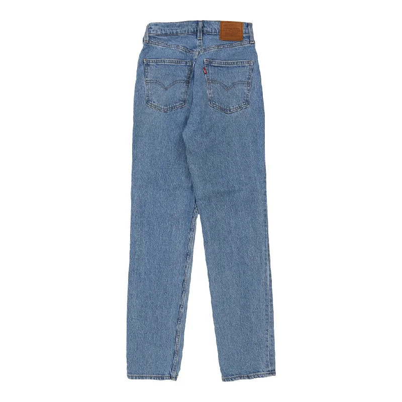 Levis Jeans - 26W UK 6 Blue Cotton Fashionable Straight Fit Denim