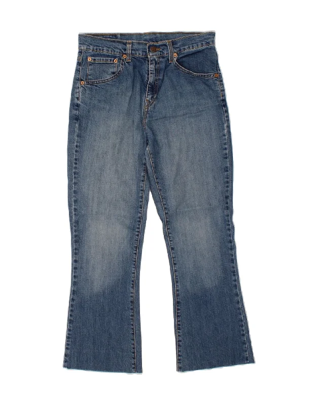 LEVI'S Womens 525 Bootcut Jeans W30 L26  Blue Comfortable Stretch Denim Jeans