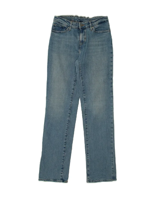 LEVI'S Womens Straight Jeans W29 L32 Blue Cozy Stretch High-Waist Jeans