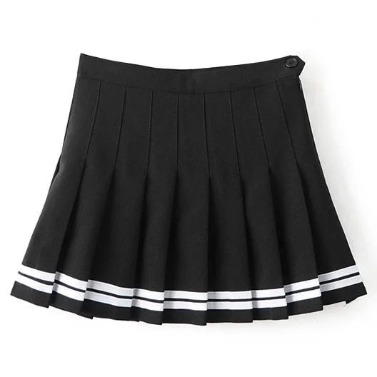 Lil Princess Pleated Skirt leather skirt bold