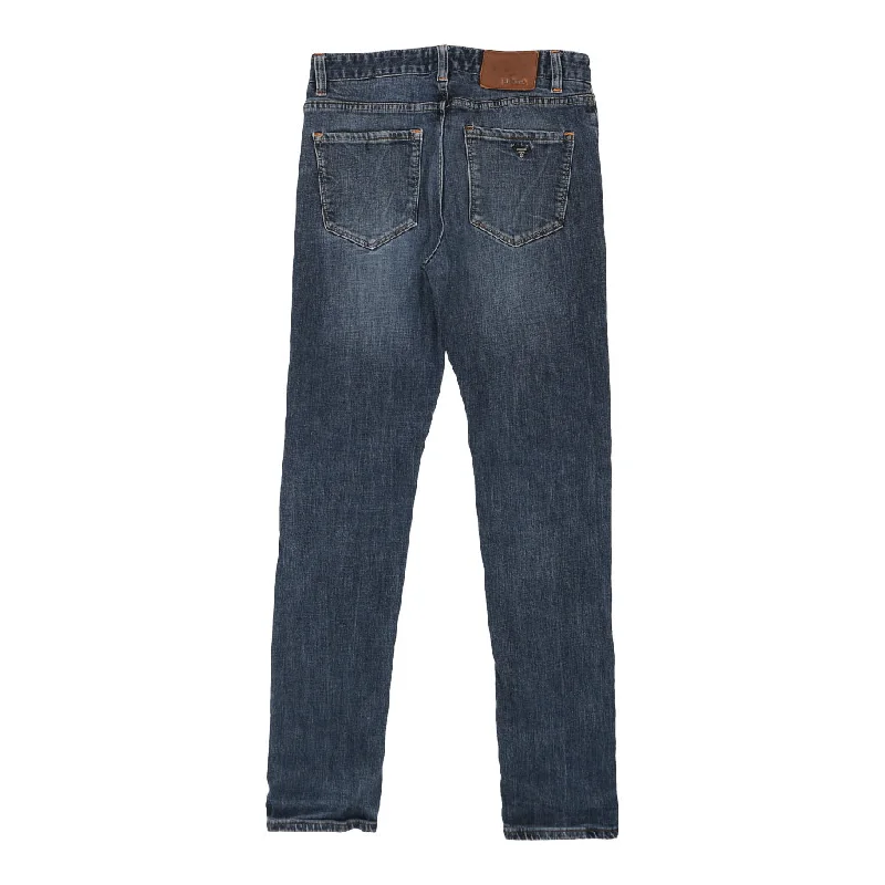 Prada Jeans - 30W UK 8 Blue Cotton Trendy Button-Up High-Waist Jeans