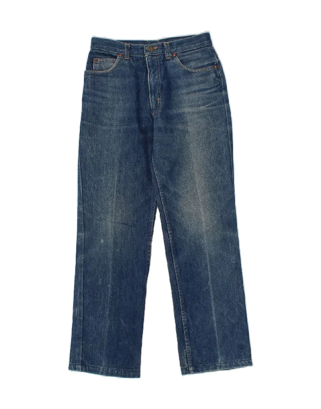 RIFLE Womens Straight Jeans W28 L28 Blue Casual Skinny Fit Jeans