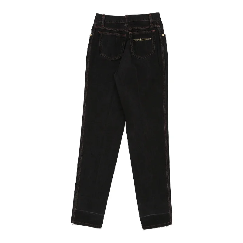 Roccobarocco Jeans - 26W UK 6 Black Cotton Fashionable Slim Fit Jeans