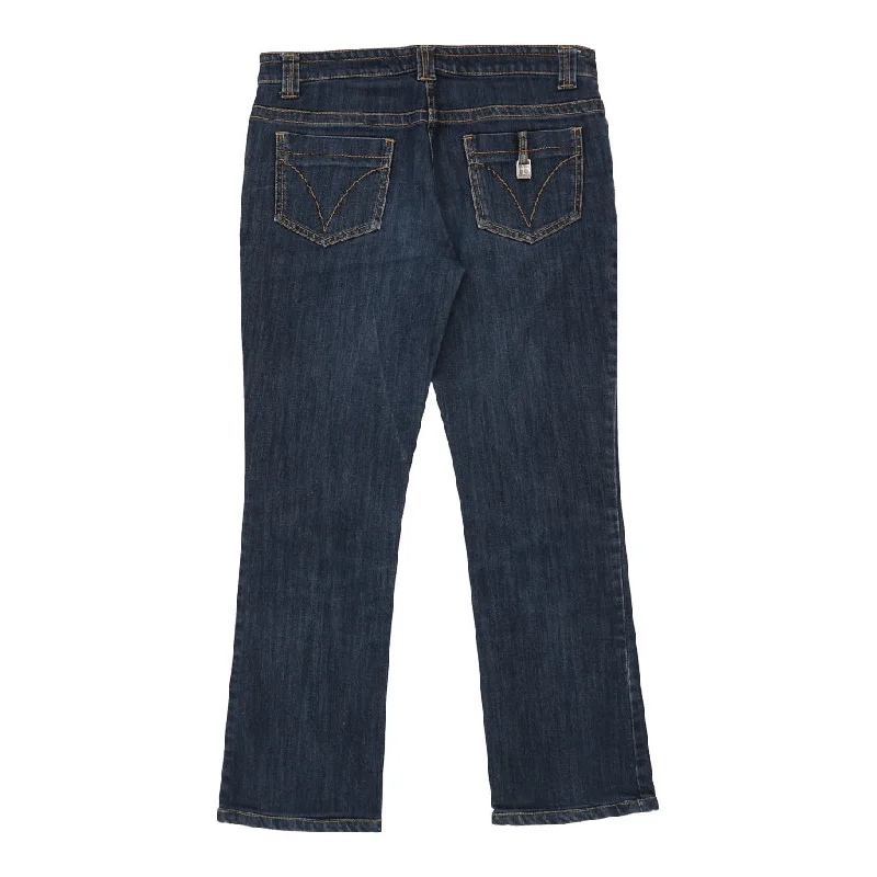 Roccobarocco Jeans - 31W UK 10 Blue Cotton Blend Comfortable Stretch Fit Jeans