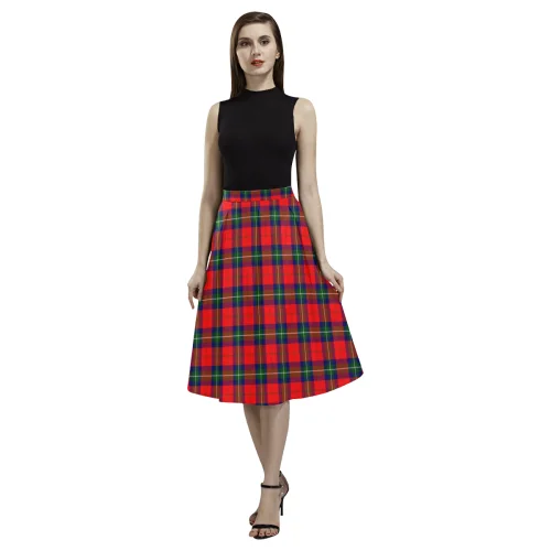 Ruthven Modern Tartan Aoede Crepe Skirt a-line skirt cut