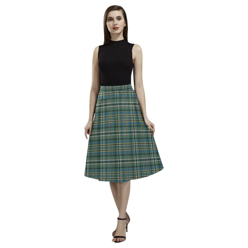 Scott Green Ancient Tartan Aoede Crepe Skirt lace skirt elegant