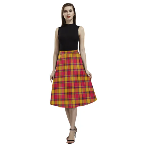 Scrymgeour Tartan Aoede Crepe Skirt chiffon skirt flowing