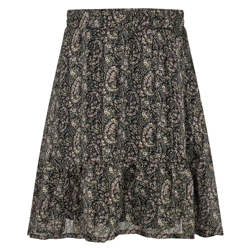 Sofie Schnoor Black Adrianne Skirt corduroy skirt cozy