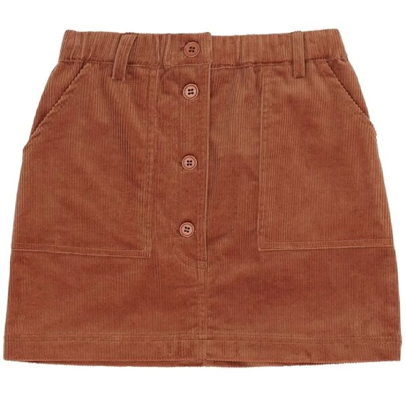 Soft Gallery Baked Clay Garance Skirt corduroy skirt cozy
