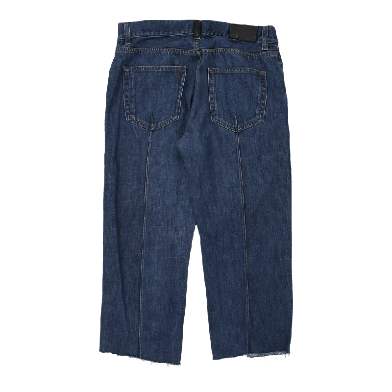 Tapered Fit Prada Jeans - 32W UK 12 Blue Cotton Comfortable Zip-Fly Denim Jeans
