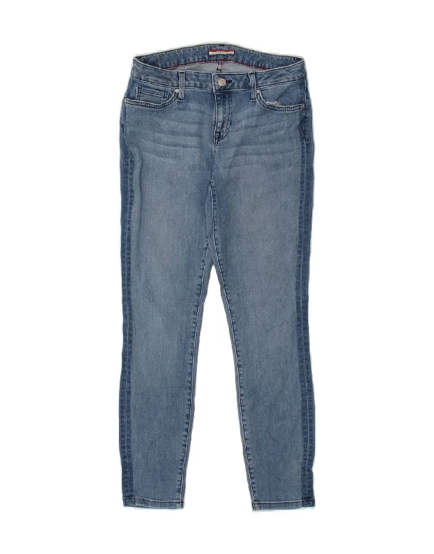TOMMY HILFIGER Womens Skinny Jeans US 4 Small W30 L28 Blue Cotton Stylish Plus Size Denim Jeans TOMMY HILFIGER Womens Skinny Jeans US 4 Small W30 L28 Blue Cotton Stylish Plus Size Denim Jeans