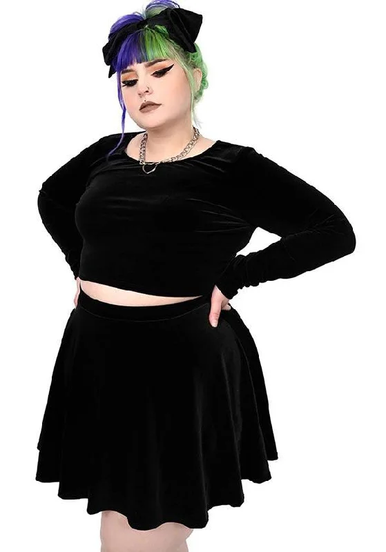 Velvet | SKATER SKIRT* cashmere skirt soft