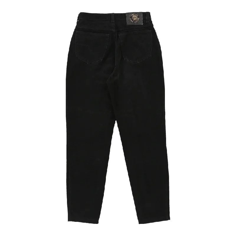 Versace Jeans Couture Jeans - 28W UK 8 Black Cotton Chic Dark-Wash Skinny Jeans