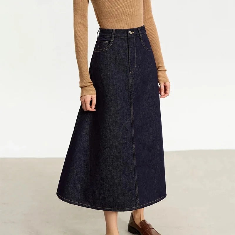Women’s A-line Denim Skirt slim fit skirt