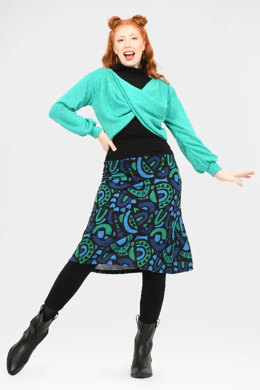 Gia Midi Skirt chiffon skirt airy