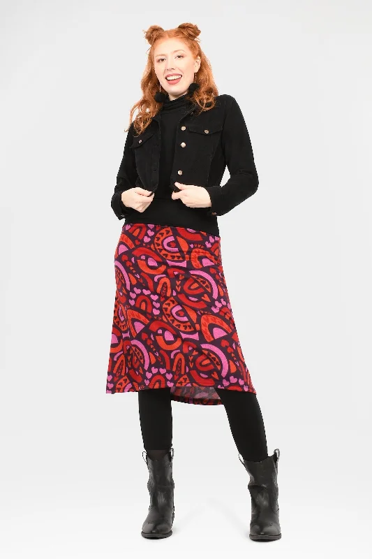 Gia Midi Skirt relaxed fit skirt
