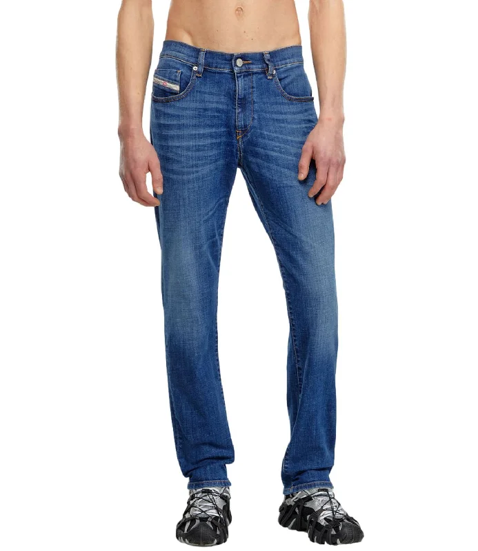 Jeans D-Strukt 2019 uomo blu L30 Fashionable Straight Cut Jeans