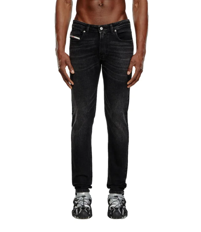 Jeans Sleenker uomo nero skinny fit L30 Stylish Tapered Fit Jeans